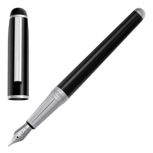 Cerruti 1881 NSN5902A Leap Classic Black Fountain Pen