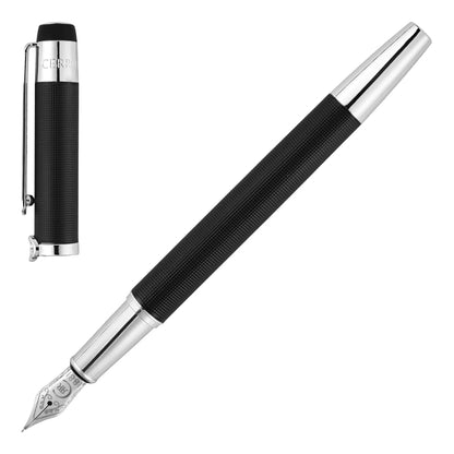 Cerruti 1881 NSQ3292A Regent Black Fountain Pen