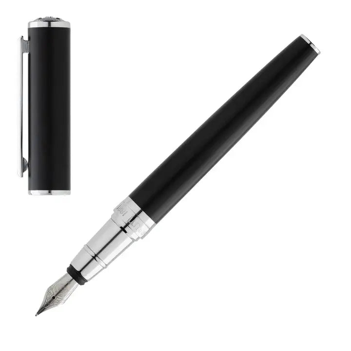 Cerruti 1881 NST0962A Motley Black Fountain Pen