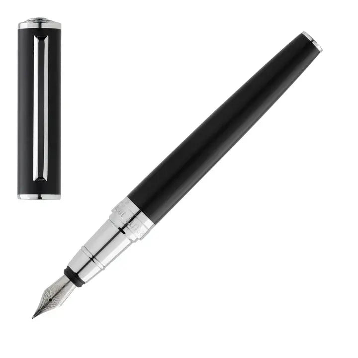 Cerruti 1881 NST0962A Motley Black Fountain Pen