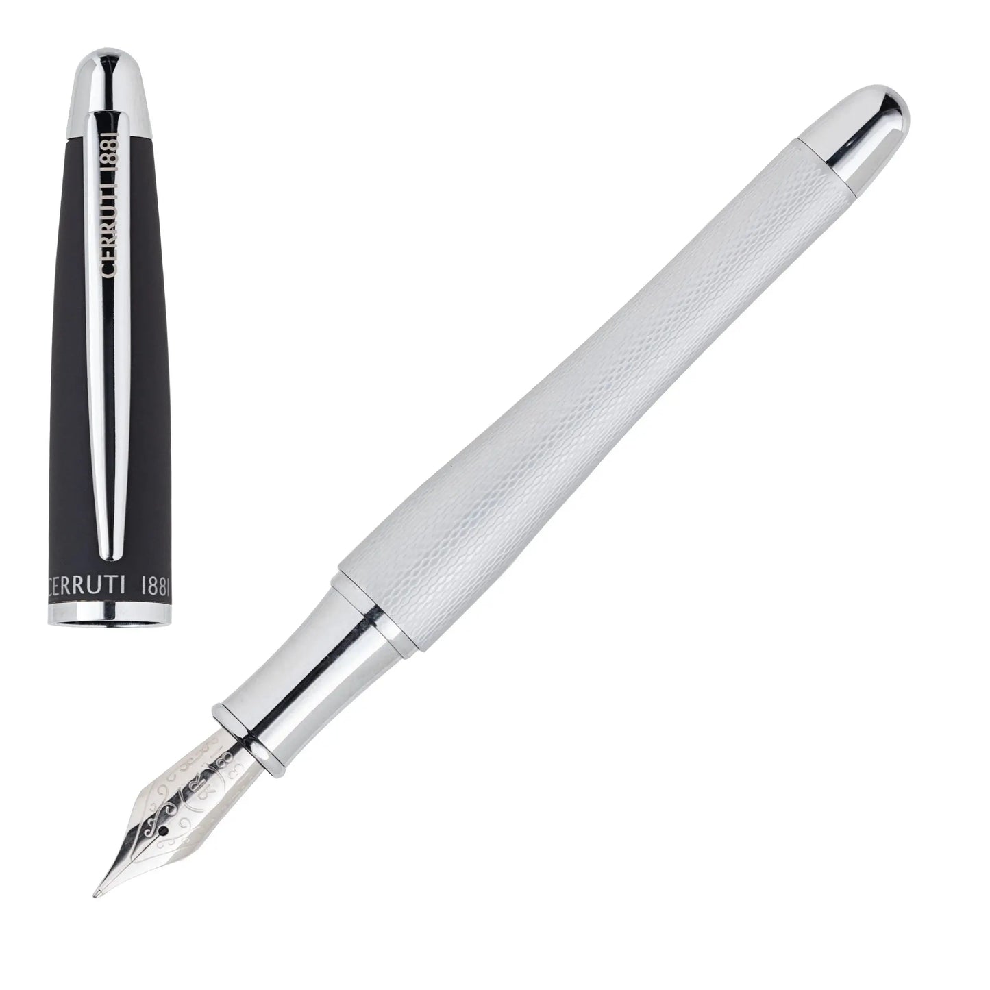 Cerruti 1881 NSW0432B Oat Chrome Fountain Pen