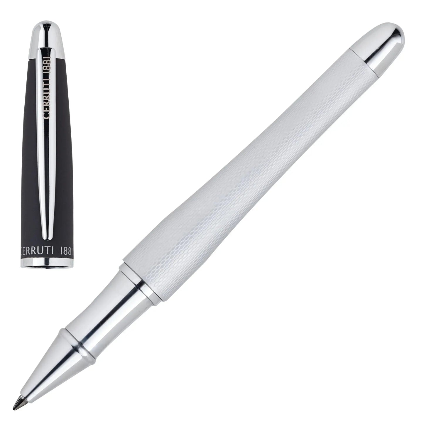 Cerruti 1881 NSW0435B Oat Chrome Rollerball Pen