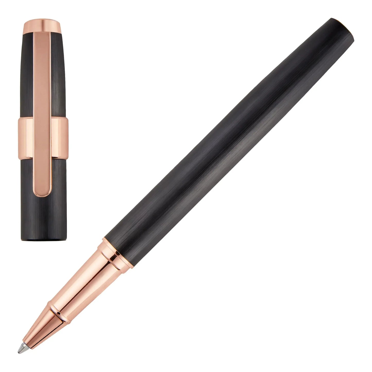 Cerruti 1881 NSW3565A Block Brushed Black Rollerball Pen