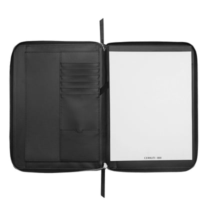 Cerruti 1881 NTA329A Ντοσιέ A4 Regent Black Zip Folder