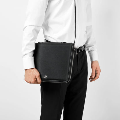Cerruti 1881 NTA329A Ντοσιέ A4 Regent Black Zip Folder