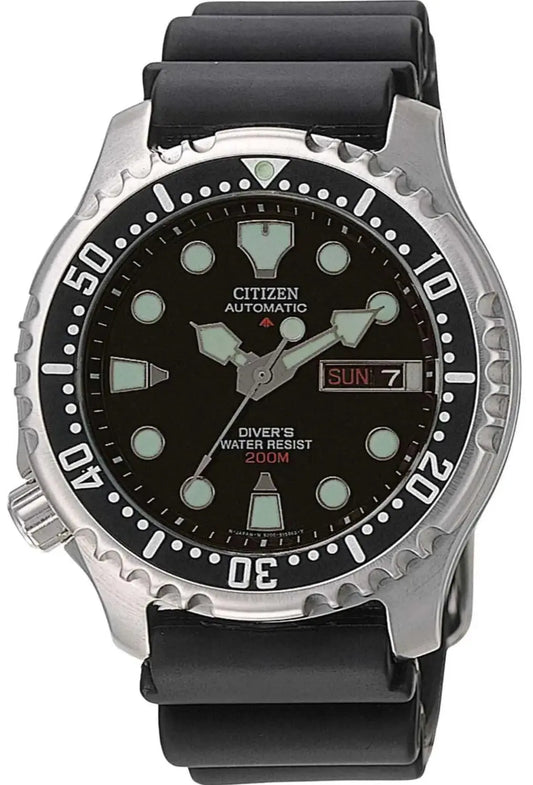 Citizen NY0040-09EE Automatic Promaster Diver Black Rubber Strap