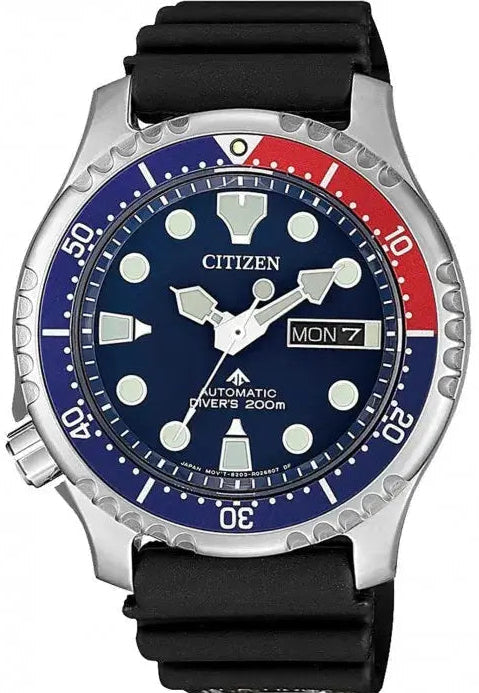 Citizen NY0086-16LE Automatic Promaster Diver Black Rubber Strap