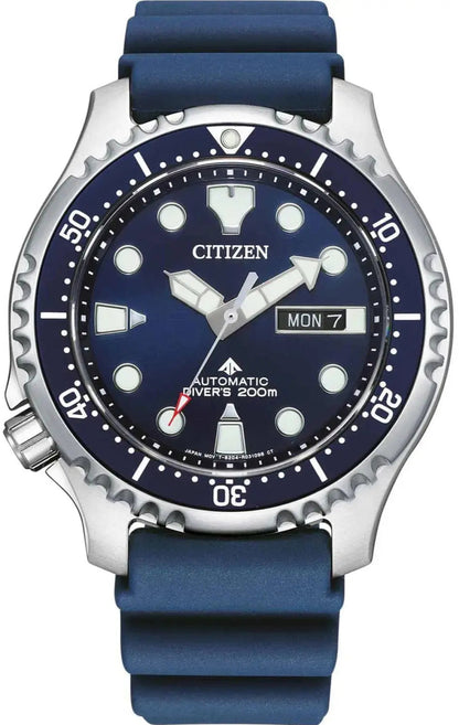Citizen NY0141-10LE Automatic Promaster Divers Blue Rubber Strap