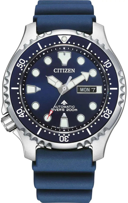 Citizen NY0141-10LE Automatic Promaster Divers Blue Rubber Strap