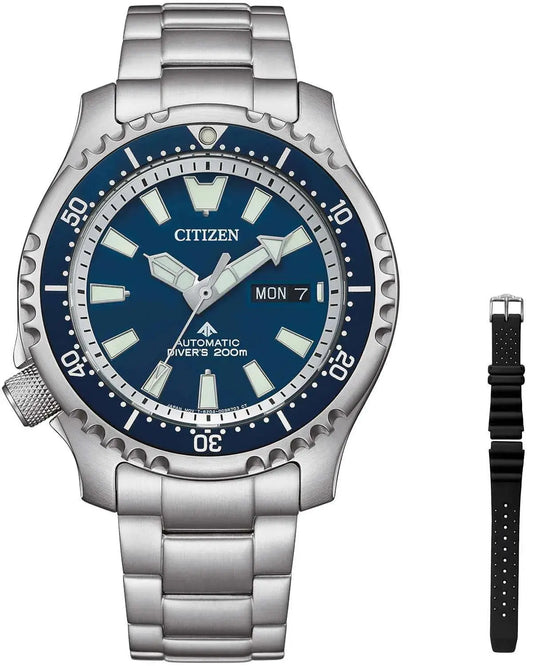 Citizen NY0161-63LE Automatic Promaster Marine Stainless Steel Bracelet