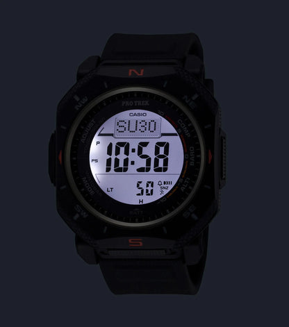 Casio PRG-69-1ER Protrek Solar Black Rubber Strap