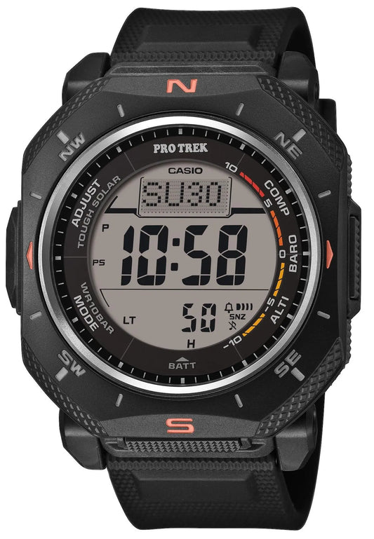 Casio PRG-69-1ER Protrek Solar Black Rubber Strap