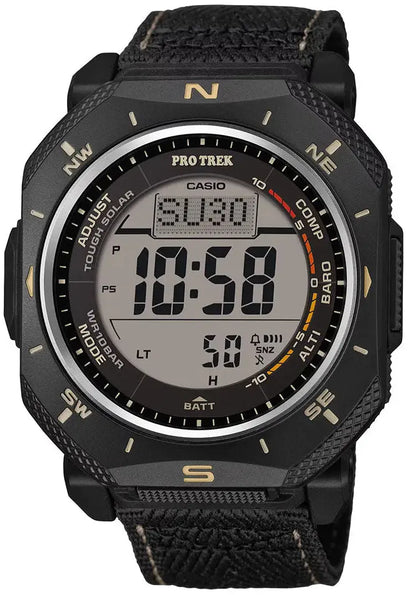 Casio PRG-69B-1ER Protrek Solar Black Fabric Strap