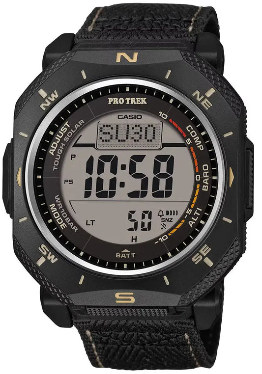 Casio PRG-69B-1ER Protrek Solar Black Fabric Strap
