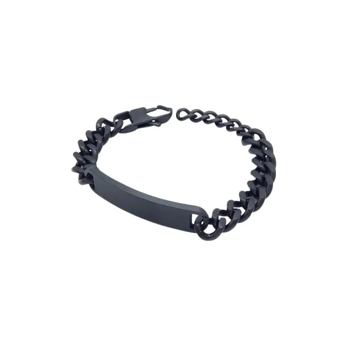 Puppis PUB06269S Men's Leather and Steel Bracelet