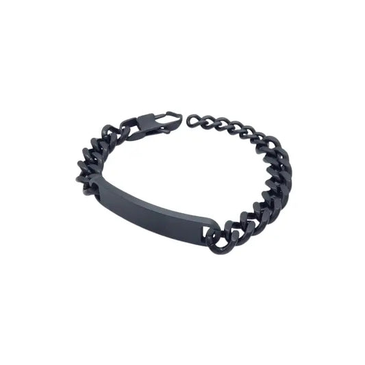 Puppis PUB06269S Men's Leather and Steel Bracelet