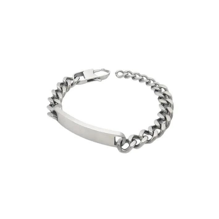 Puppis PUB06269S Men's Leather and Steel Bracelet