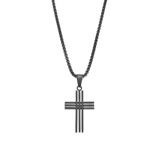 Puppis PUP79376S Men's Stainless Steel Cross