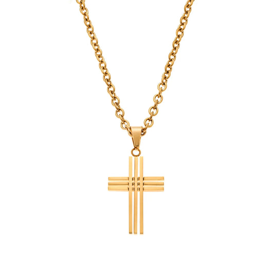 Puppis PUP79376S Men's Stainless Steel Cross
