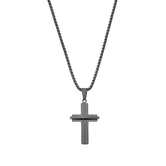 Puppis PUP10030S Men's Stainless Steel Cross