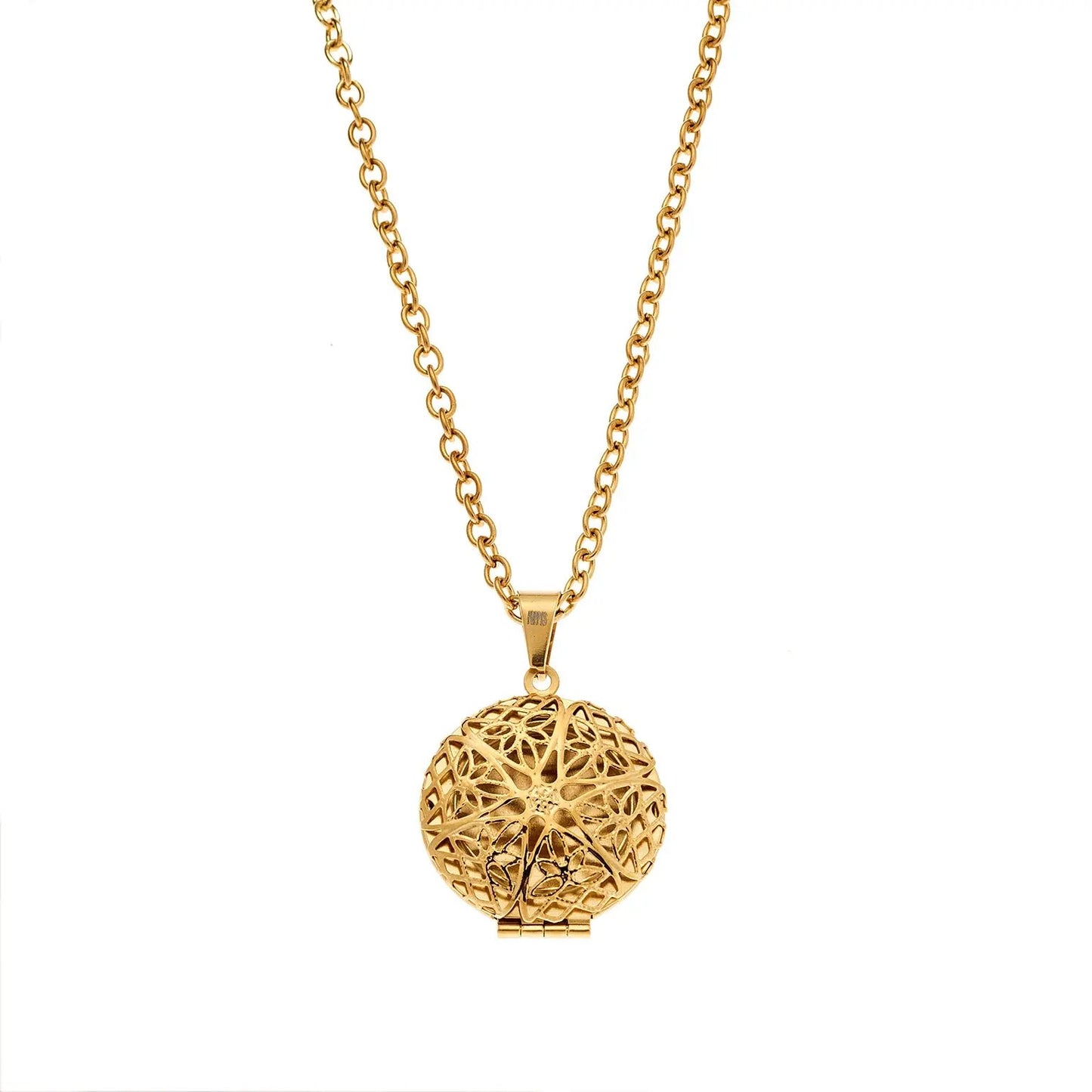 Puppis PUP54087G Κολιέ για Φωτογραφία από Επιχρυσωμένο Ατσάλι