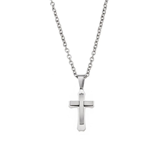 Puppis PUP79376S Men's Stainless Steel Cross