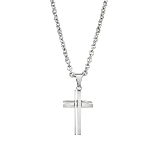 Puppis PUP79376S Men's Stainless Steel Cross