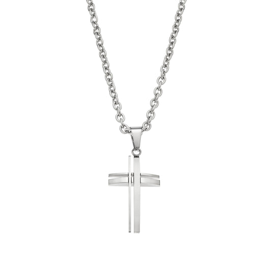 Puppis PUP98348S Men's Stainless Steel Cross