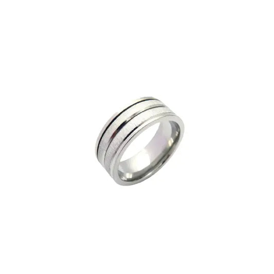 Puppis PUR83052S Men's Stainless Steel Ring