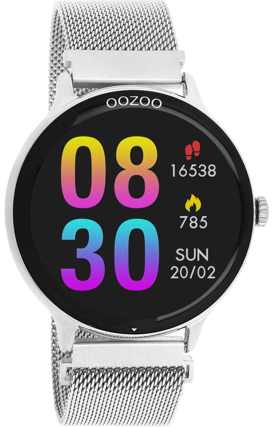 OOZOO Q00135 45mm Smartwatch Stainless Steel Bracelet