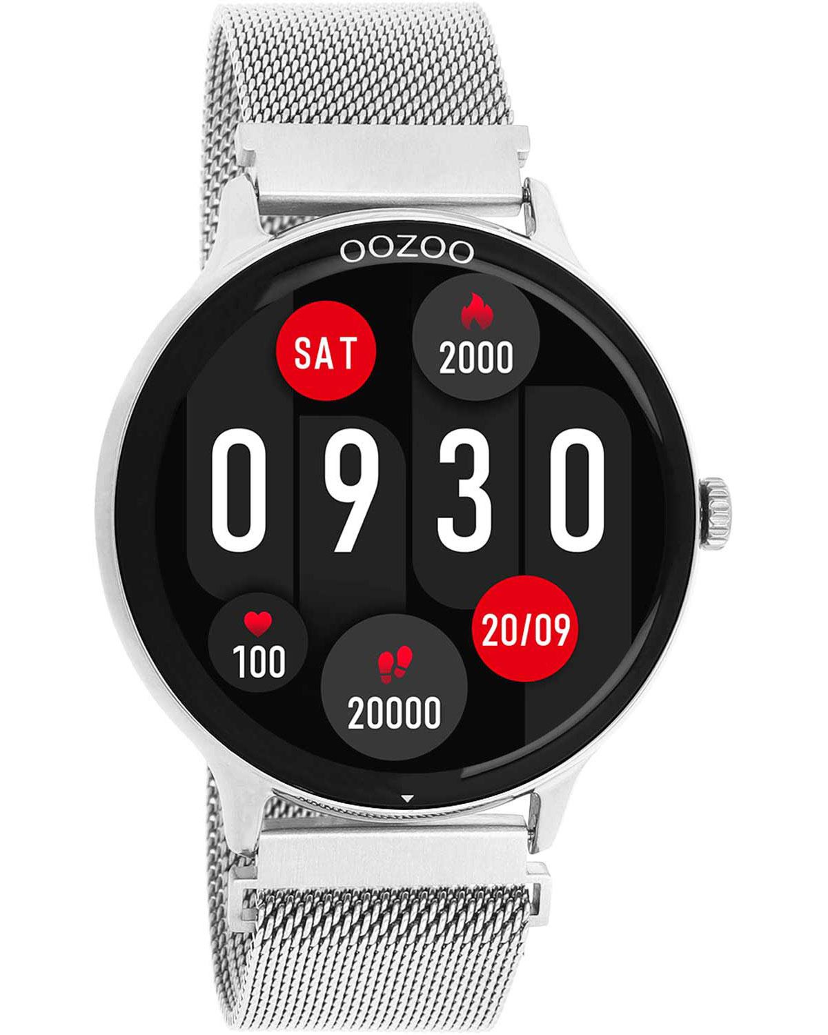 OOZOO Q00135 45mm Smartwatch Stainless Steel Bracelet