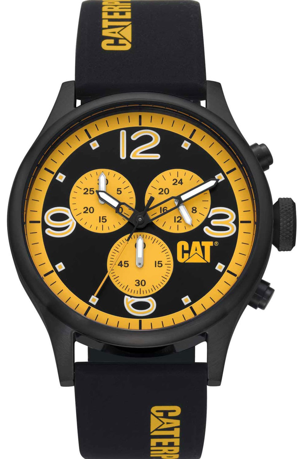 CATERPILLAR QB16327731 Diam Chronograph Black Rubber Strap