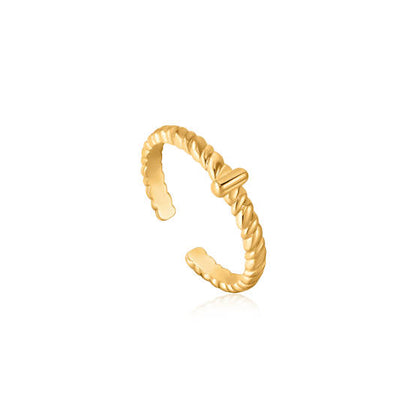 Ring RG018-1 Single Stone In Platinum Plated Silver