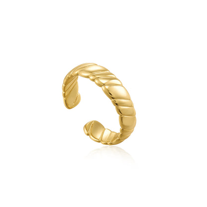Ring RG018-1 Single Stone In Platinum Plated Silver