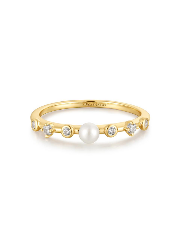 Ania Haie R058-04G-52 Δαχτυλίδι Freshwater Pearl Από Επιχρυσωμένο Ασήμι