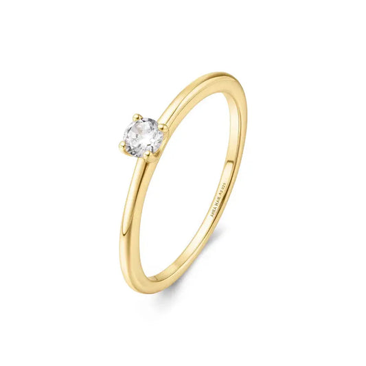 Ania Haie R064-01G-54 Δαχτυλίδι Classic Slim Από Επιχρυσωμένο Ασήμι