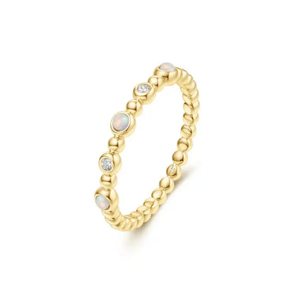 Ania Haie R064-05G-56 Δαχτυλίδι Kyoto Opal Από Επιχρυσωμένο Ασήμι
