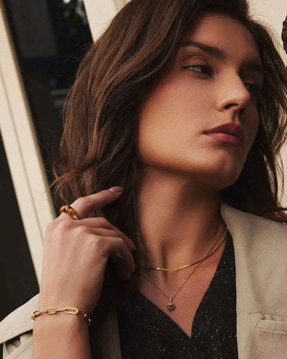 Ania Haie R068-01H-56 Δαχτυλίδι Tiger Eye Από Επιπλατινωμένο Ασήμι
