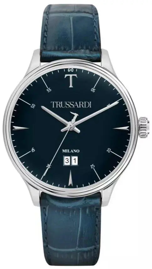 TRUSSARDI R2451130001 T-Complicity Blue Leather Strap