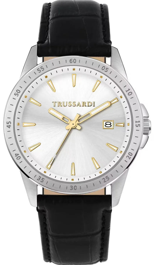 TRUSSARDI R2451153003 T-Hawk Black Leather Strap