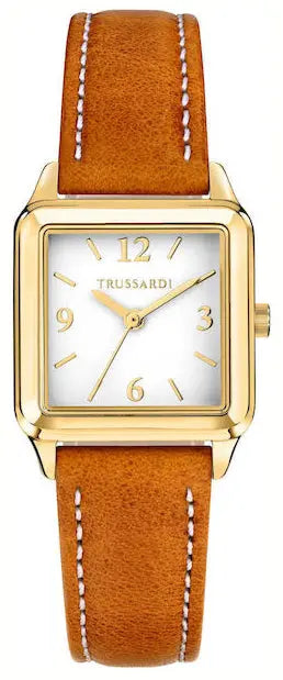 TRUSSARDI R2451173501 T-Forma Brown Leather Strap
