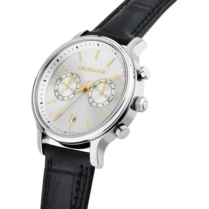 TRUSSARDI R2451127002 T-Light Multifunction Brown Leather Strap