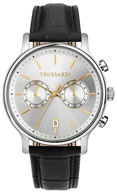 TRUSSARDI R2451174002 T-Inedito Black Leather Strap