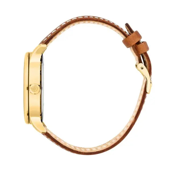 TRUSSARDI R2451127002 T-Light Multifunction Brown Leather Strap