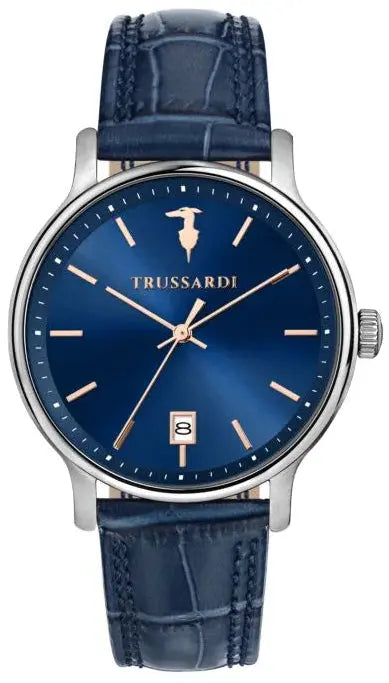 TRUSSARDI R2451174004 T-Inedito Blue Leather Strap