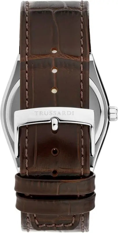 TRUSSARDI R2451175001 T-Milano Brown Leather Strap