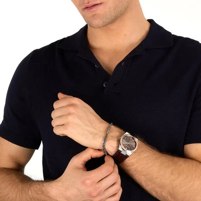 TRUSSARDI R2451175001 T-Milano Brown Leather Strap