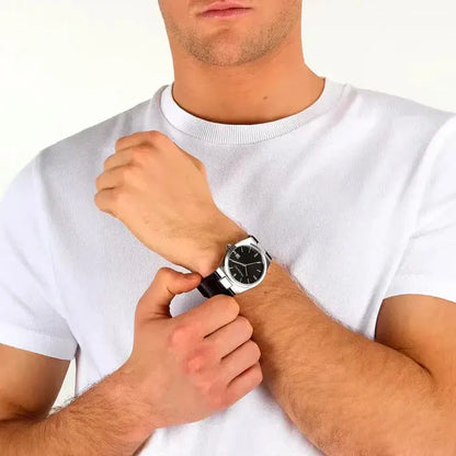 TRUSSARDI R2451175004 T-Milano Black Leather Strap