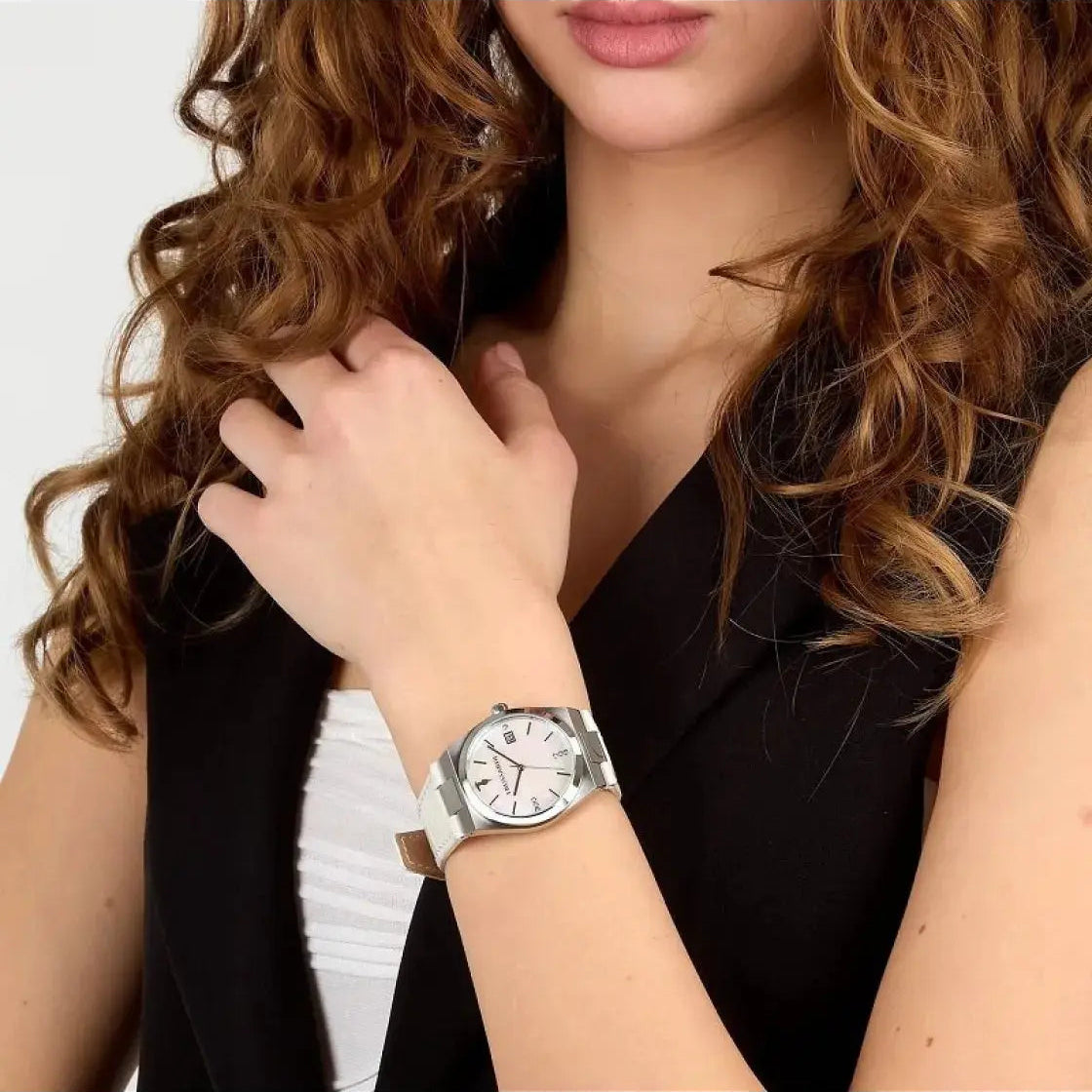 TRUSSARDI R2451175501 T-Milano White Leather Strap