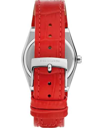 TRUSSARDI R2451175502 T-Milano Red Leather Strap